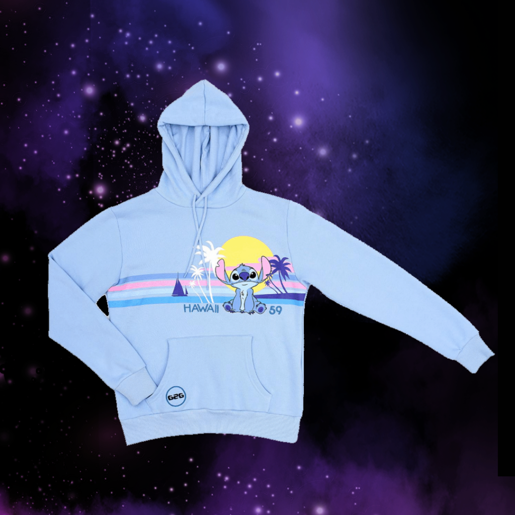 A hoodie with Disney's Lilo & Stitch design